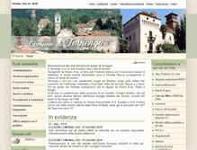 Tablet Screenshot of comune.ternengo.bi.it